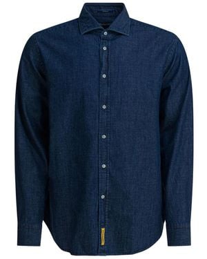 B.D. Baggies Buttoned Cotton Shirt - Blue