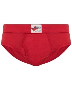 DSquared² Slip Ski Pass Con Applicazione - Rosso