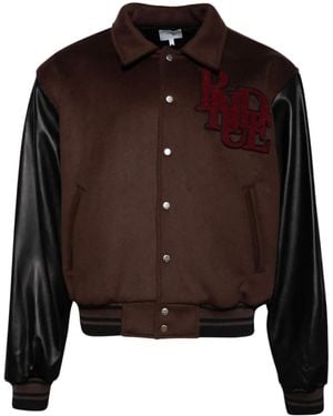 Rhude Duck Varsity Jacket - Brown