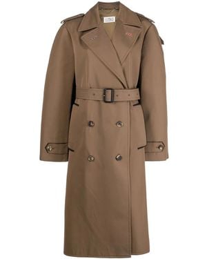 Maison Margiela Gabardina con cinturón - Marrón
