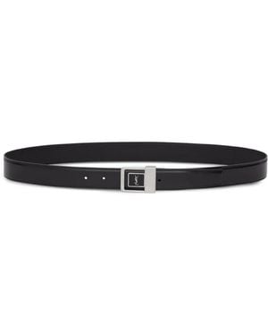 Saint Laurent La 66 Belt - White