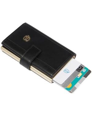 Piquadro Popup Card Holder - Black