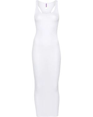 Maison Close La Femme Amazone Ribbed Midi Dress - White