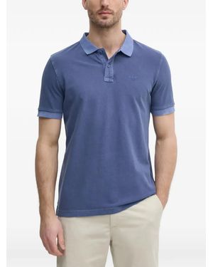 Joop! Ambrosian Logo-Embroidered Polo Shirt - Blue