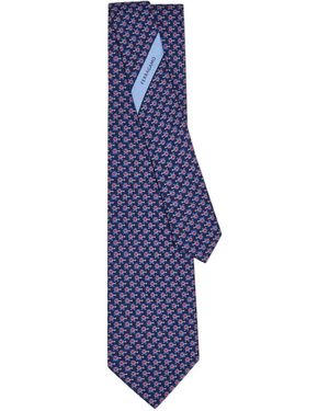 Ferragamo Cravatta - Blu