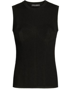Dolce & Gabbana Knit Top - Black