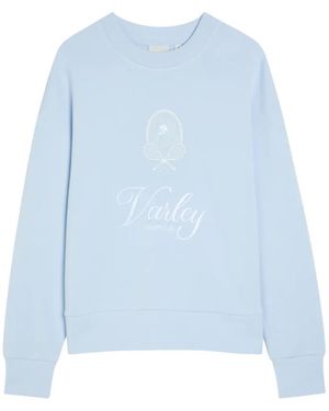 Varley Felpa Rasco Con Stampa Grafica - Blu