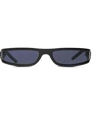 Rick Owens Rectangle-Frame Sunglasses - Blue