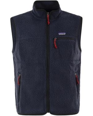 Patagonia Chaleco Retro Pile - Azul