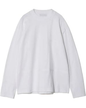 Undercover Seam-Detail Long-Sleeved T-Shirt - White