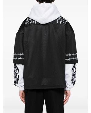 Warren Lotas Graphic-Print Hoodie - Black
