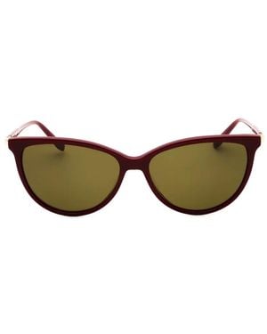Ferragamo Cat-Eye Frame Sunglasses - Green