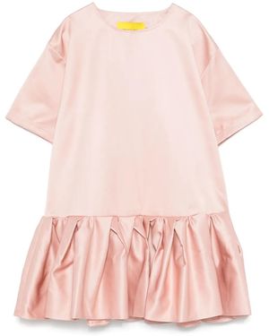 Marques'Almeida Ruffled-Skirt Mini Dress - Pink