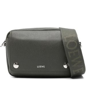 Loewe Logo-Detail Messenger Bag - Grey