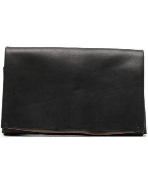 Ma+ Portefeuille En Cuir À Motif Croix - Noir