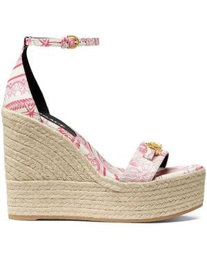 Versace Wedge Sandals - Multicolour