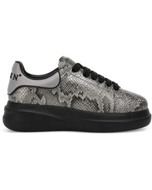 Philipp Plein Roccia Sneakers Mit Python-Print - Schwarz