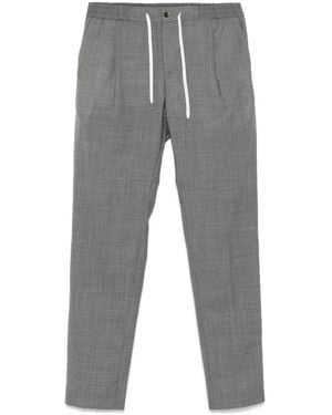 PT Torino Tapered-Leg Trousers - Grey