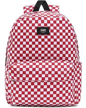 Vans Old Skool Checkerboard Backpack - Pink