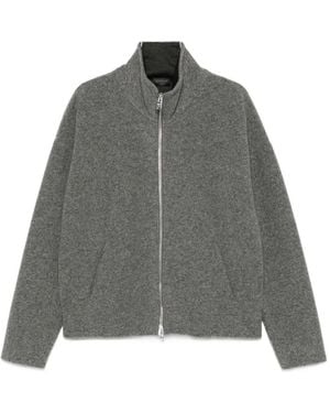 Dondup Zip-Up High-Neck Jacket - Gray