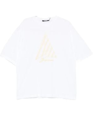Jacquemus Voilier Embroidered-Logo T-Shirt - White