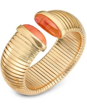 Kurt Geiger Large Metal Cuff Bracelet - Metallic