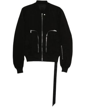 Rick Owens Temple Bauhaus Flight Jacket - Black