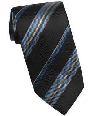 Elizabetta Lugano Silk Jacquard Tie - Black