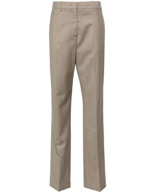 Golden Goose W's New Relaxed Pant Light Tailoring Wool Clothing - Natural