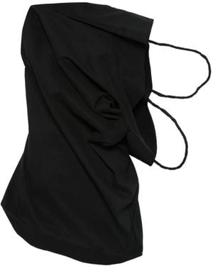 Issey Miyake Asymmetric Blouse - Black
