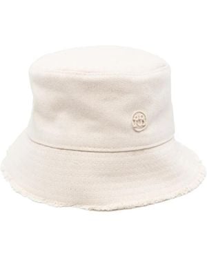 Ruslan Baginskiy Cappello Bucket Con Applicazione - Bianco