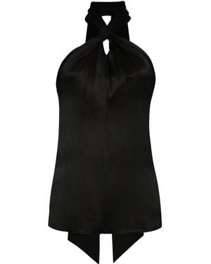Adam Lippes Thalia Top - Black