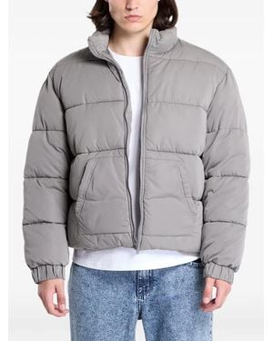 Urban Classics Cropped Puffer Jacket - Gray