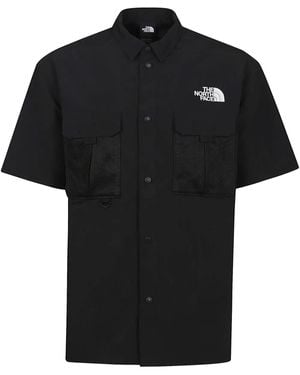 The North Face ロゴ シャツ - ブラック
