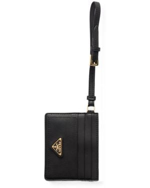 Prada Nappa Leather Card Holder - White