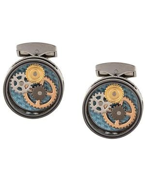Tateossian Gear Cufflinks - Metallic