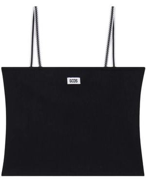 Gcds Logo-Patch Tank Top - Black