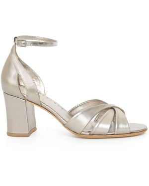 Sarah Chofakian 55Mm Tunnel Sandals - Metallic