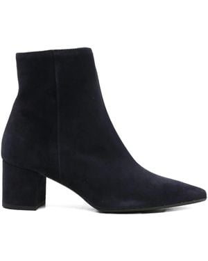Thea Mika 50Mm Pointed-Toe Block-Heel Boots - Black