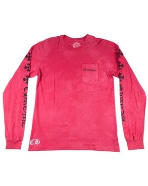 Chrome Hearts Plus Tie-Dye T-Shirt - Pink