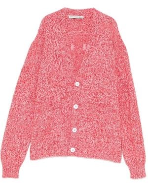 Joshua Sanders Cardigan Mouline Smile - Rosa