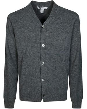 Comme des Garçons Geknöpfter Cardigan Aus Lammwolle - Grau