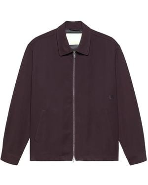 New Amsterdam Zip-Up Shirt - Purple