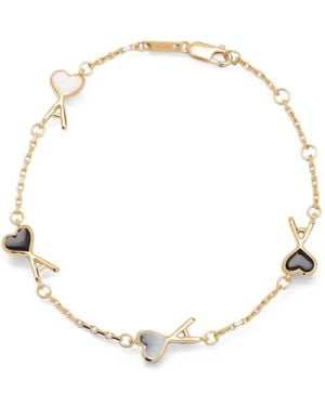 Ami Paris Bracelet En Laiton Martelé Ami De Cœur - Neutre
