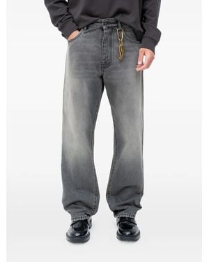 DARKPARK Jeans Con Effetto Schiarito - Grigio
