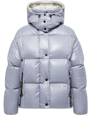 Moncler Hooded-zipped Down Jacket - グレー