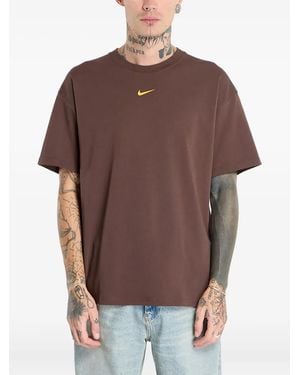 Nike X Nocta Logo-Detail T-Shirt - Brown