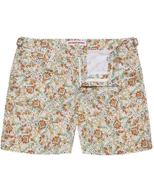 Orlebar Brown Bulldog Fairground Paisley-Print Swim Shorts - Natural