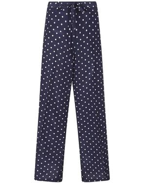 P.A.R.O.S.H. Polka-dot trousers - Blau