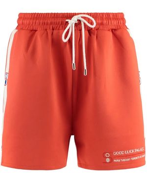 Mr. Saturday Bermuda À Bande Rayée - Orange
